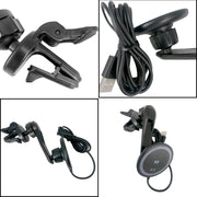 Support Telephone Voiture Grille Aeration Chargeur sans fil