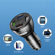 Prise Allume Cigare USB 50 W 4 Ports