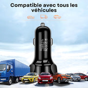 Prise Allume Cigare USB 50 W 4 Ports