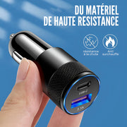 prise allume cigare USB 66 W 2 Ports