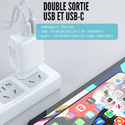 Adaptateur Secteur USB C 20 W