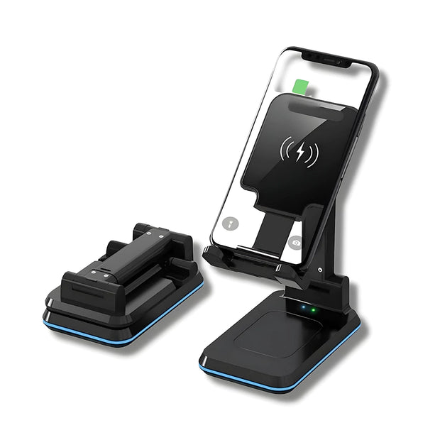 Station de Chargement Telephone 2 en 1 sans fil