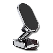 Support Telephone Voiture Aimant Pliable Argent