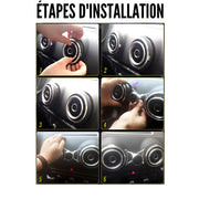 Support Telephone Audi A3 Magnétique Argent