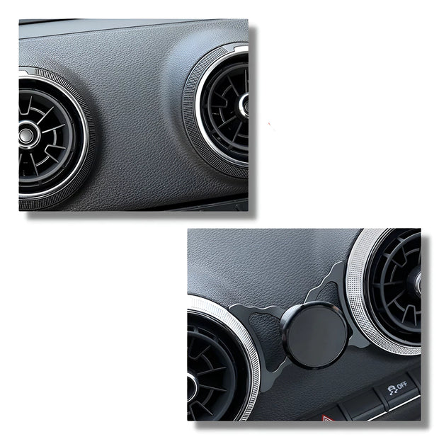 Support Telephone Audi A3 Magnétique Rouge