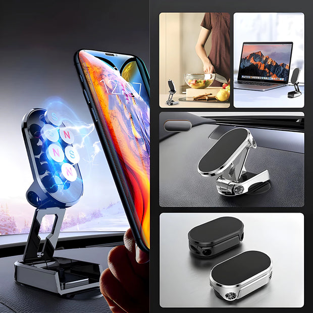 Support Telephone Voiture Aimant Pliable