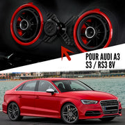 Support Telephone Audi A3 Fibre Carbone Magnétique