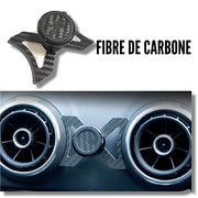 Support Telephone Audi A3 Fibre Carbone Magnétique