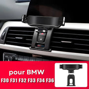 Support Telephone BMW F30 Noir