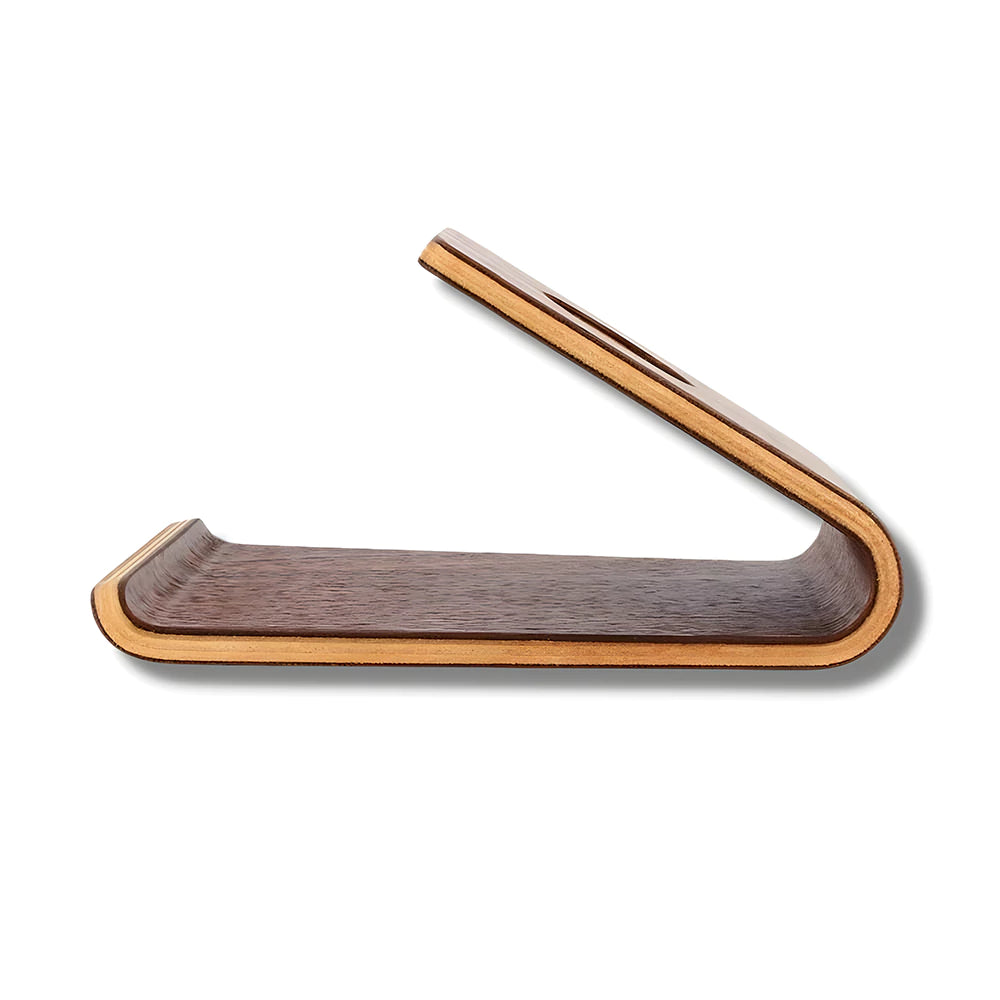 Support de Téléphone Portable pour Bureau en Bois de Bouleau, Porte