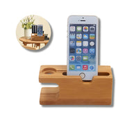 Support Telephone en Bois Multifonction