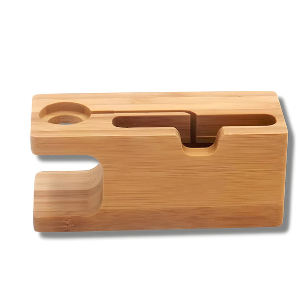 Support Telephone en Bois Multifonction