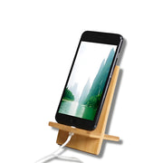 Support Telephone en Bois Simple