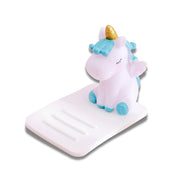 Support Telephone Bureau Licorne Bleu Ciel