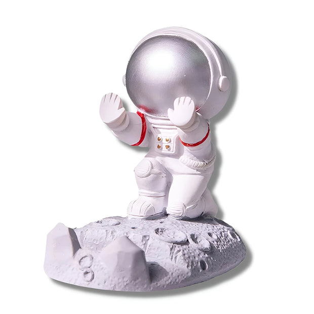 Support Telephone Bureau Original Astronaute à genou Gris