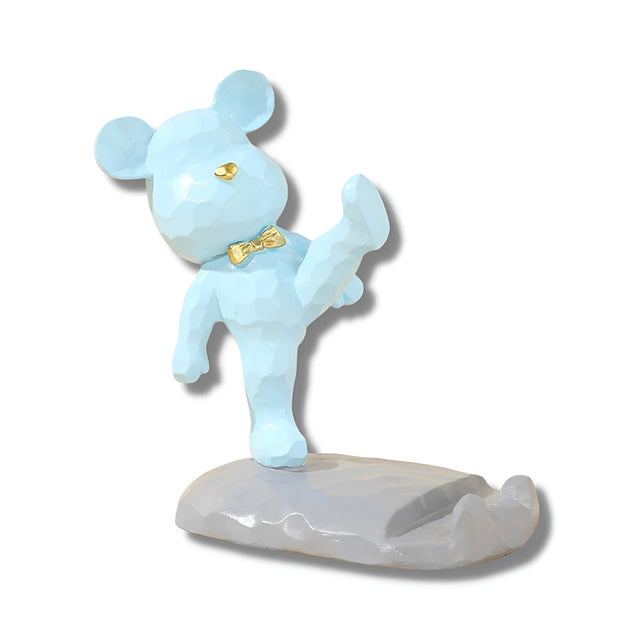 Support Telephone Bureau Rigolo Bleu Ciel 