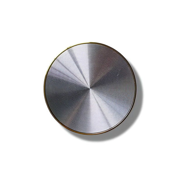 Support Telephone Bureau Rond Argent