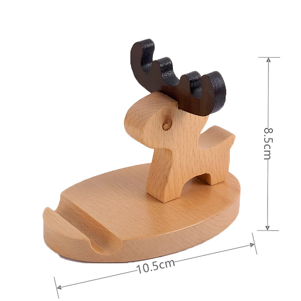 Support Telephone en Bois Style Animal- Dimensions