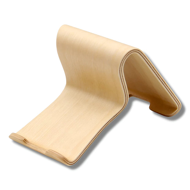 Support Telephone en Bois incurvé Bouleau blanc