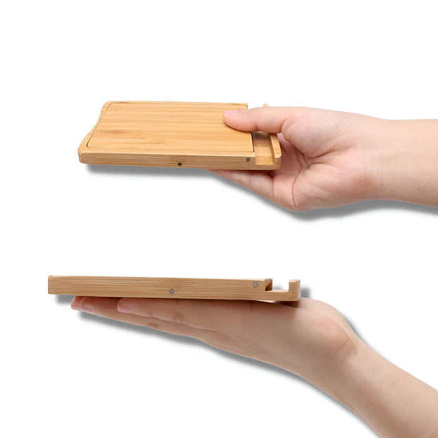 Support Telephone en Bois Pliable