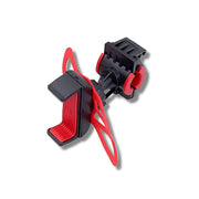 Support Telephone Guidon Moto Antidérapant Rouge