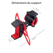 Support Telephone Guidon Moto Antidérapant