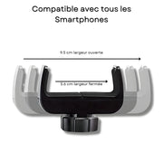 Support Telephone Guidon Moto Antidérapant