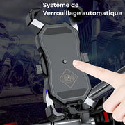 Support Telephone Guidon Moto Chargeur sans fil