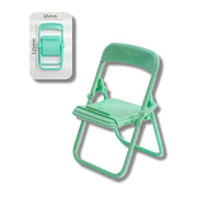 Support Telephone Pliable Chaise Vert