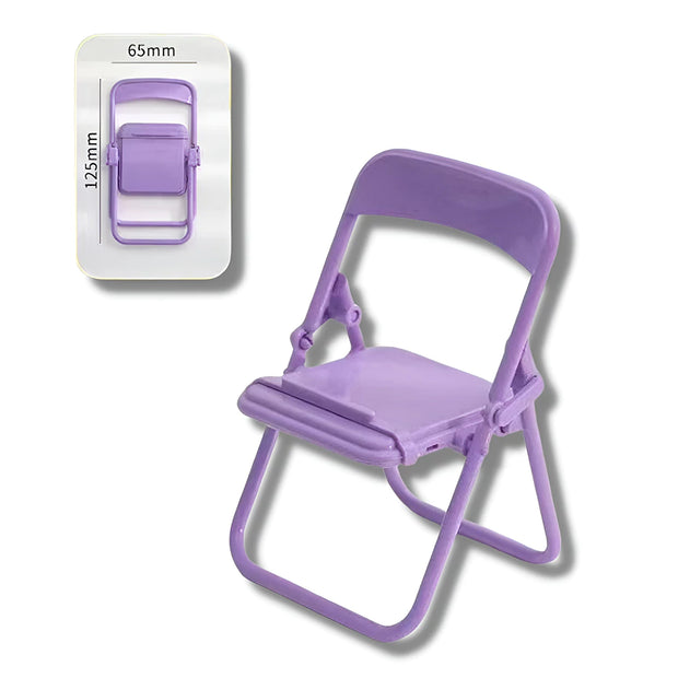 Support Telephone Pliable Chaise Violet