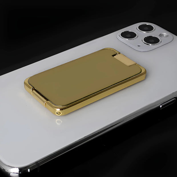 Support Telephone Pliable Invisible Doré