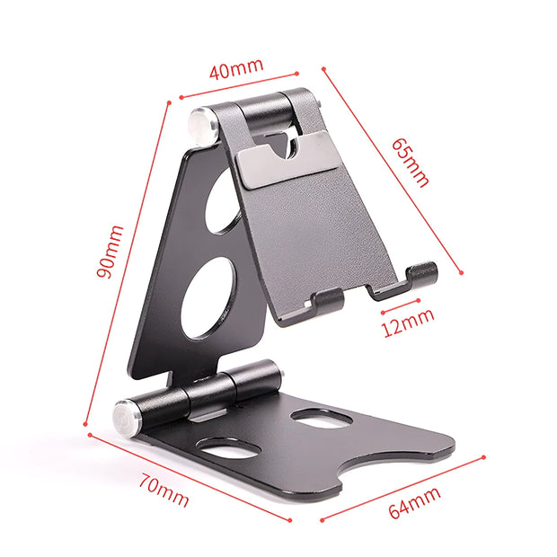 Support Telephone Pliable Léger - Dimensions