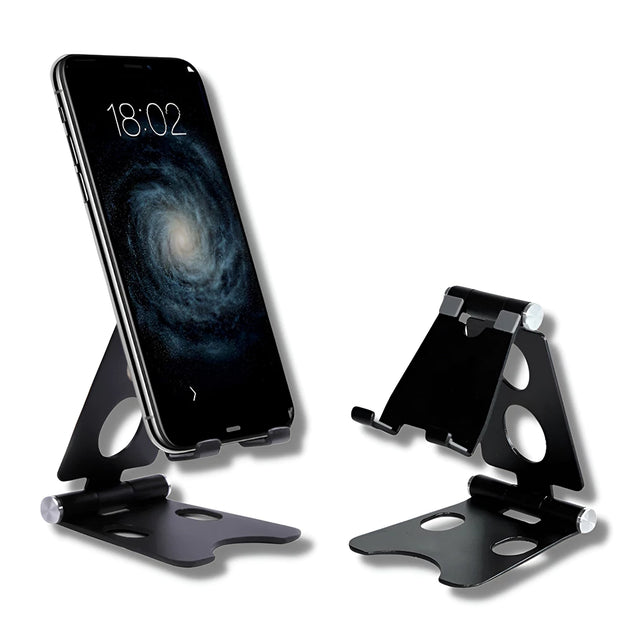 Support Telephone Pliable Léger Noir
