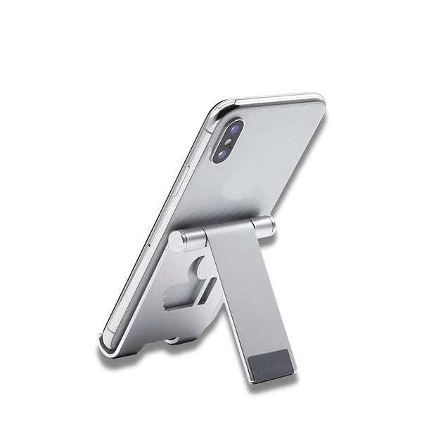 Support Telephone Pliable Mini Argent