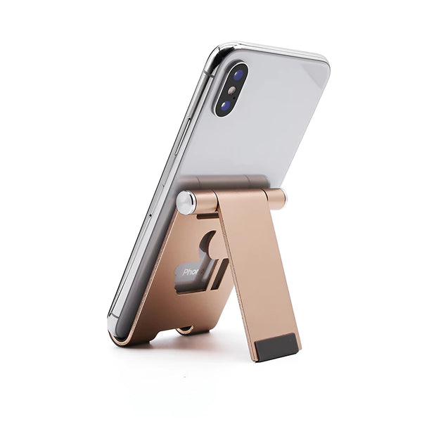 Support Telephone Pliable Mini Doré