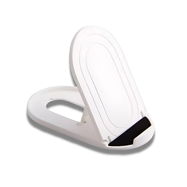 Support Telephone Pliable Plat Blanc