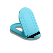 Support Telephone Pliable Plat Bleu