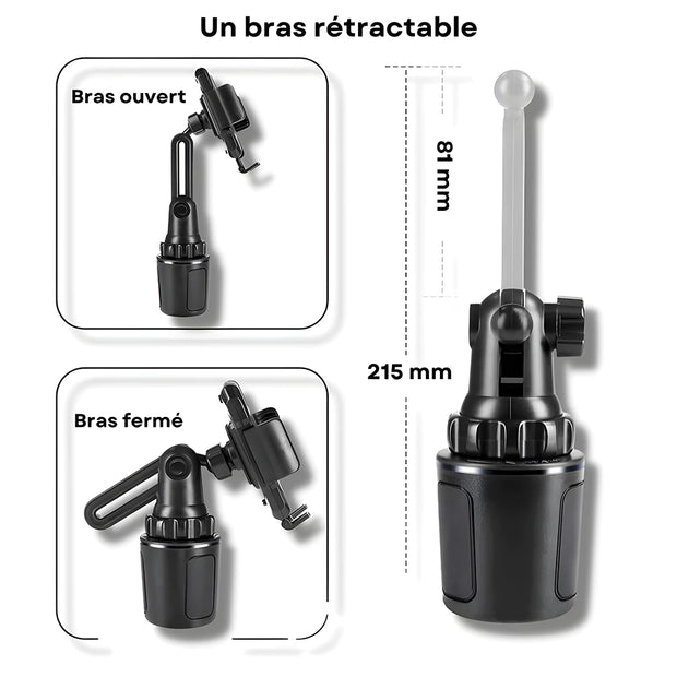 Support Telephone Porte Gobelet Universel