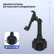 Support Telephone Porte Gobelet à Pince