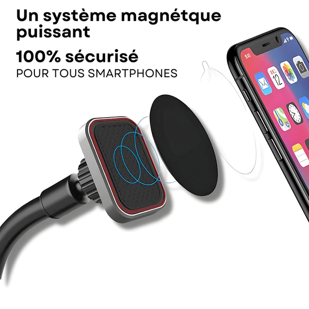 Support Telephone Porte Gobelet Magnétique