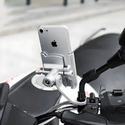 Support Telephone Retroviseur Moto Aluminium