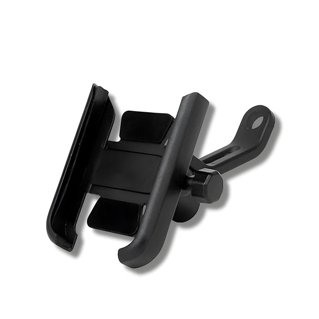 Support Telephone Retroviseur Moto Aluminium Noir