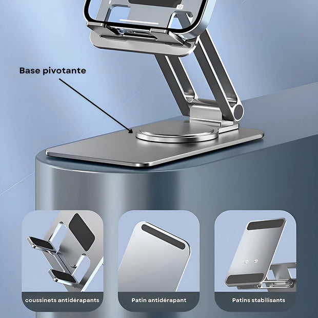 support Telephone Pliable Rotatif