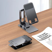 support Telephone Pliable Rotatif Gris foncé