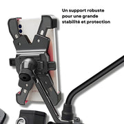 Support Telephone Scooter Auto verrouillant