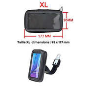 Support Telephone Scooter Etanche souple XL