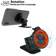 Support telephone Tableau de Bord avec Système de Verrouillage