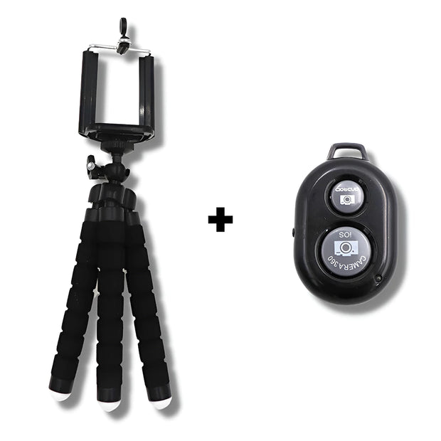 Support Telephone Trepied Bluetooth Noir