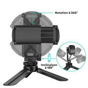 Support Telephone Trepied Pliable