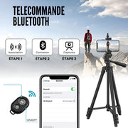 Support Telephone Trepied Télescopique